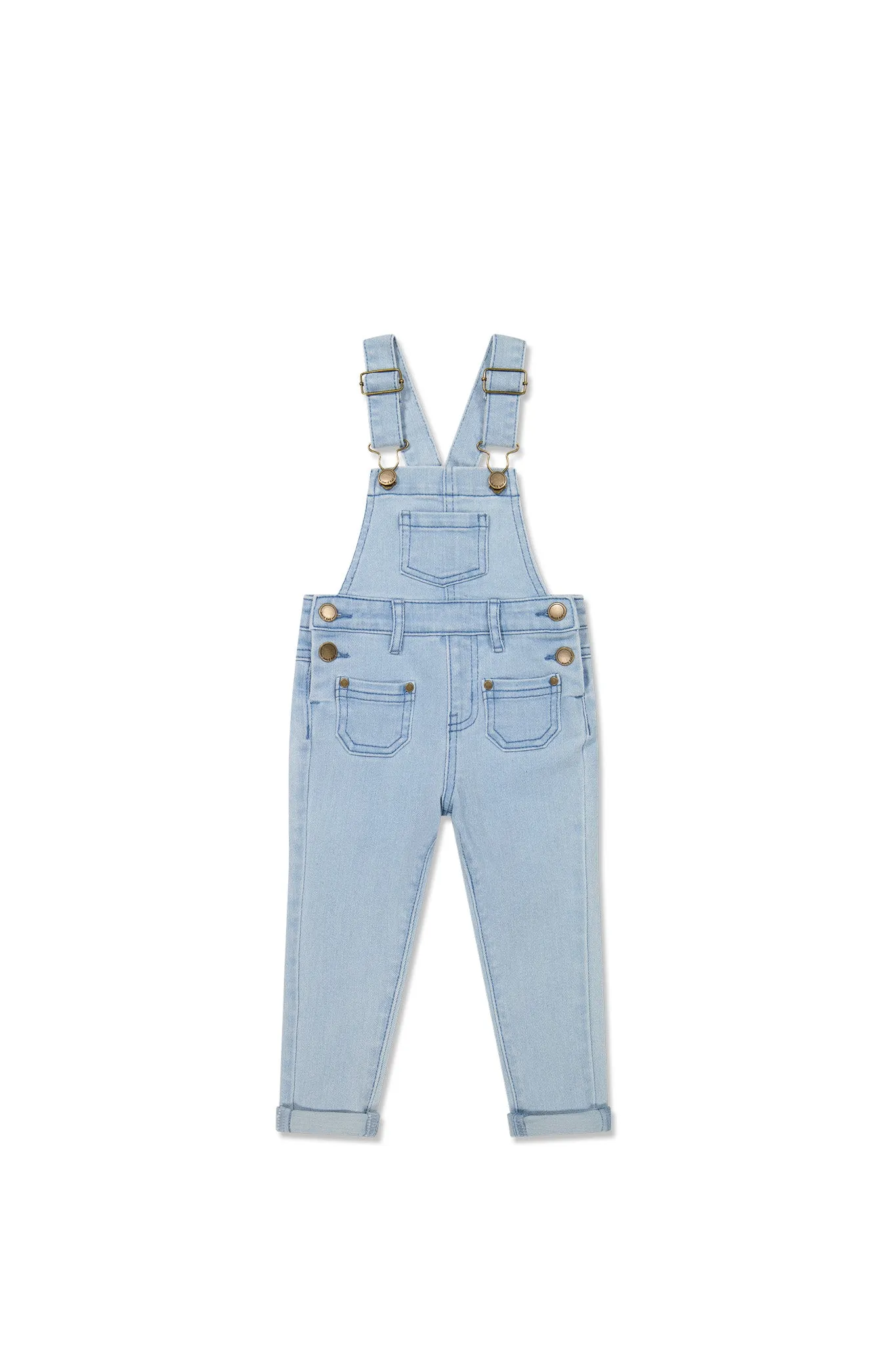 Arlo Twill Overall - Washed Denim