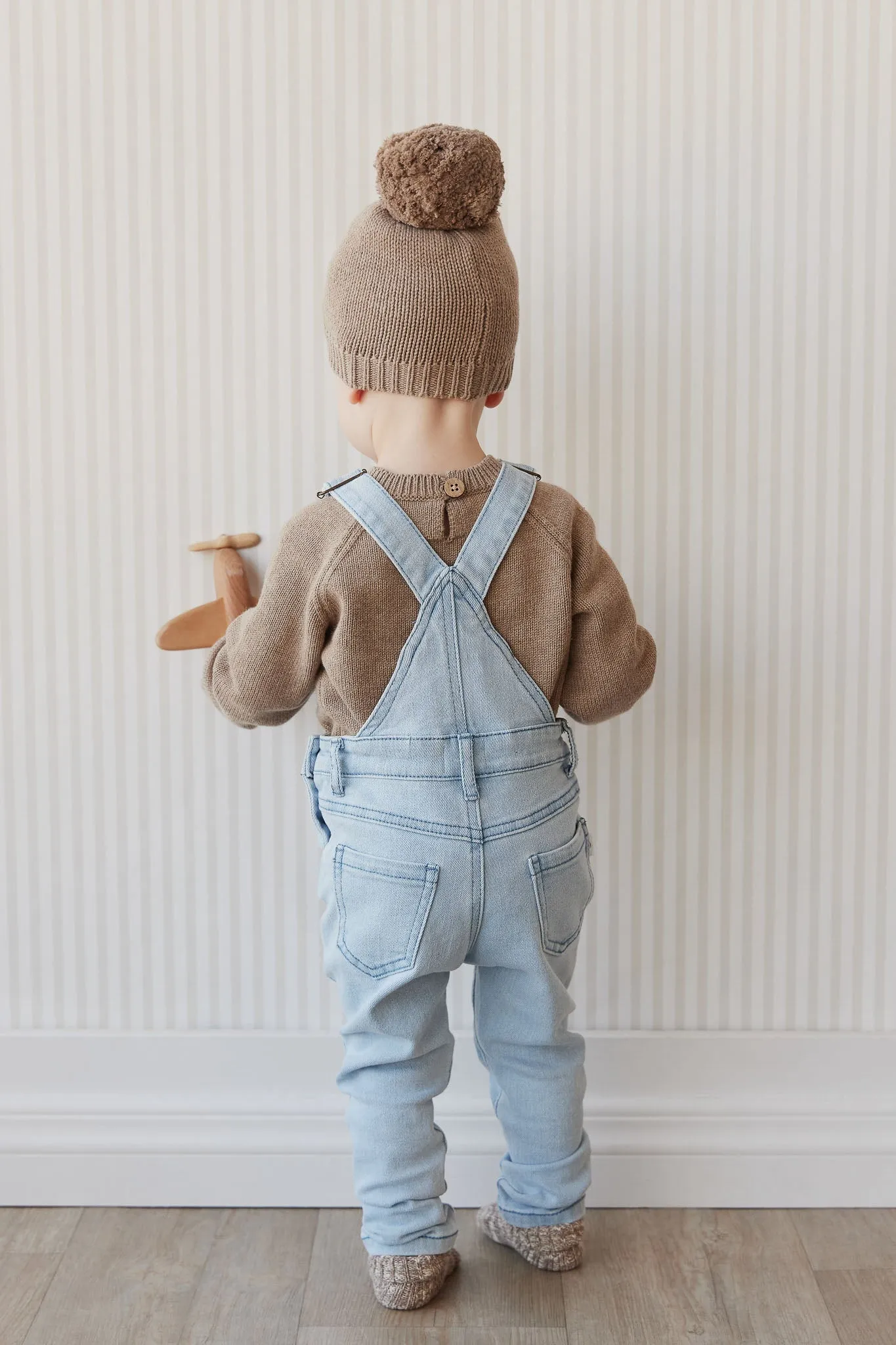 Arlo Twill Overall - Washed Denim