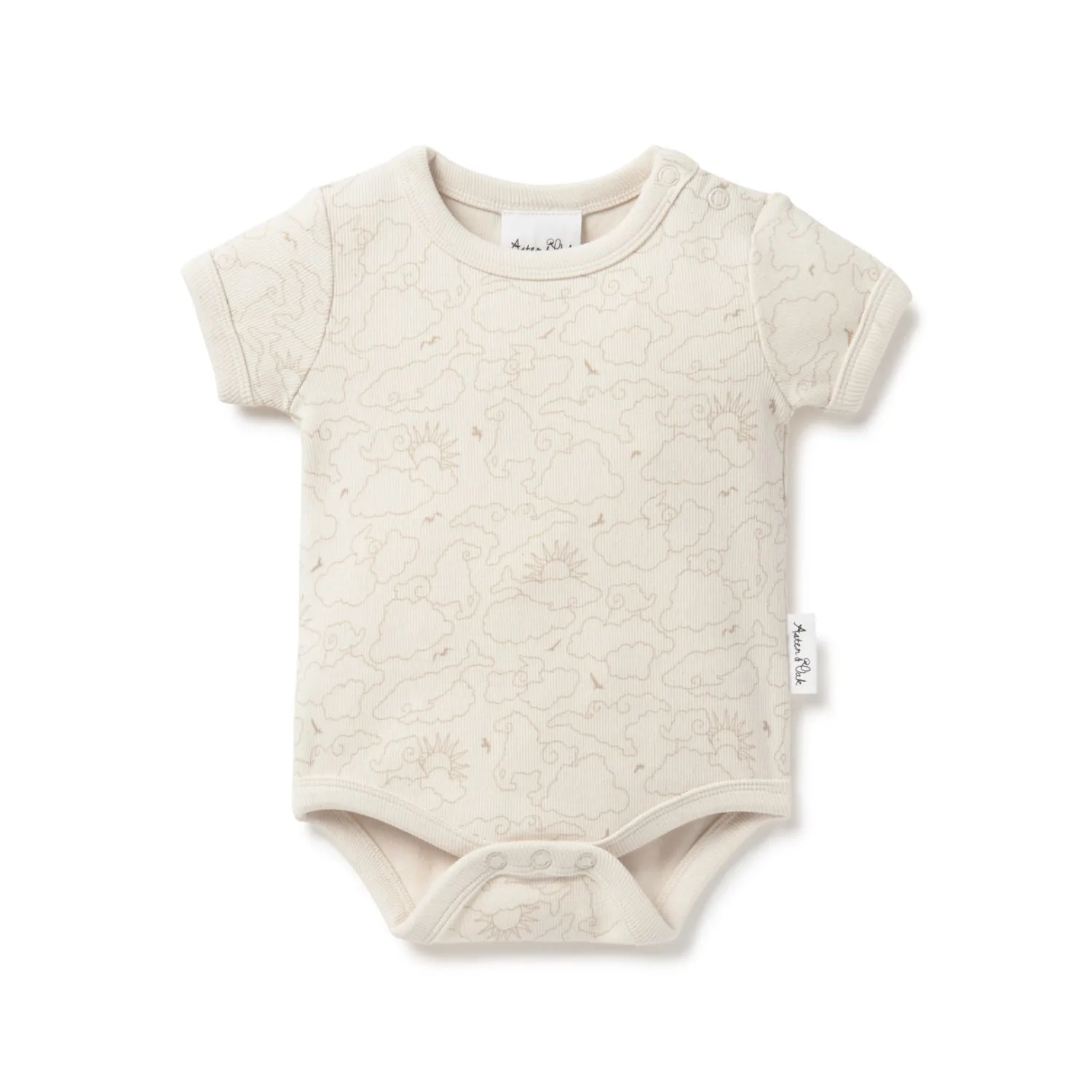 Aster & Oak Cloud Chaser Rib Onesie