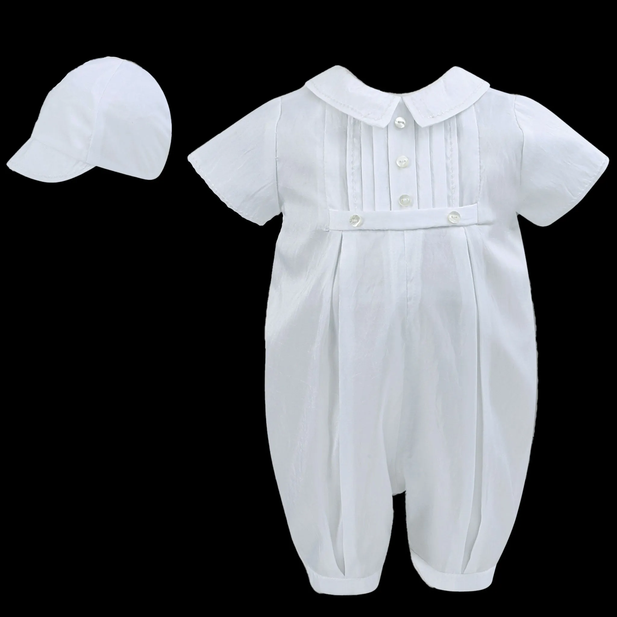 Baby Boy Romper with Cap - Sarah Louise 002228