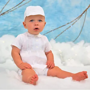 Baby Boy Romper with Cap - Sarah Louise 002228