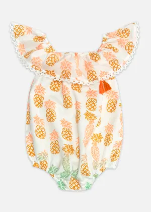 Baby Girl Romper Pineapple