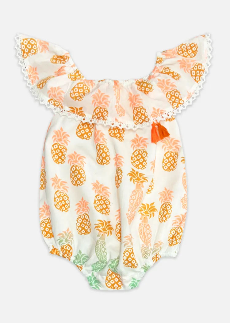 Baby Girl Romper Pineapple