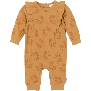 Baby Girls Flower Stamp Romper