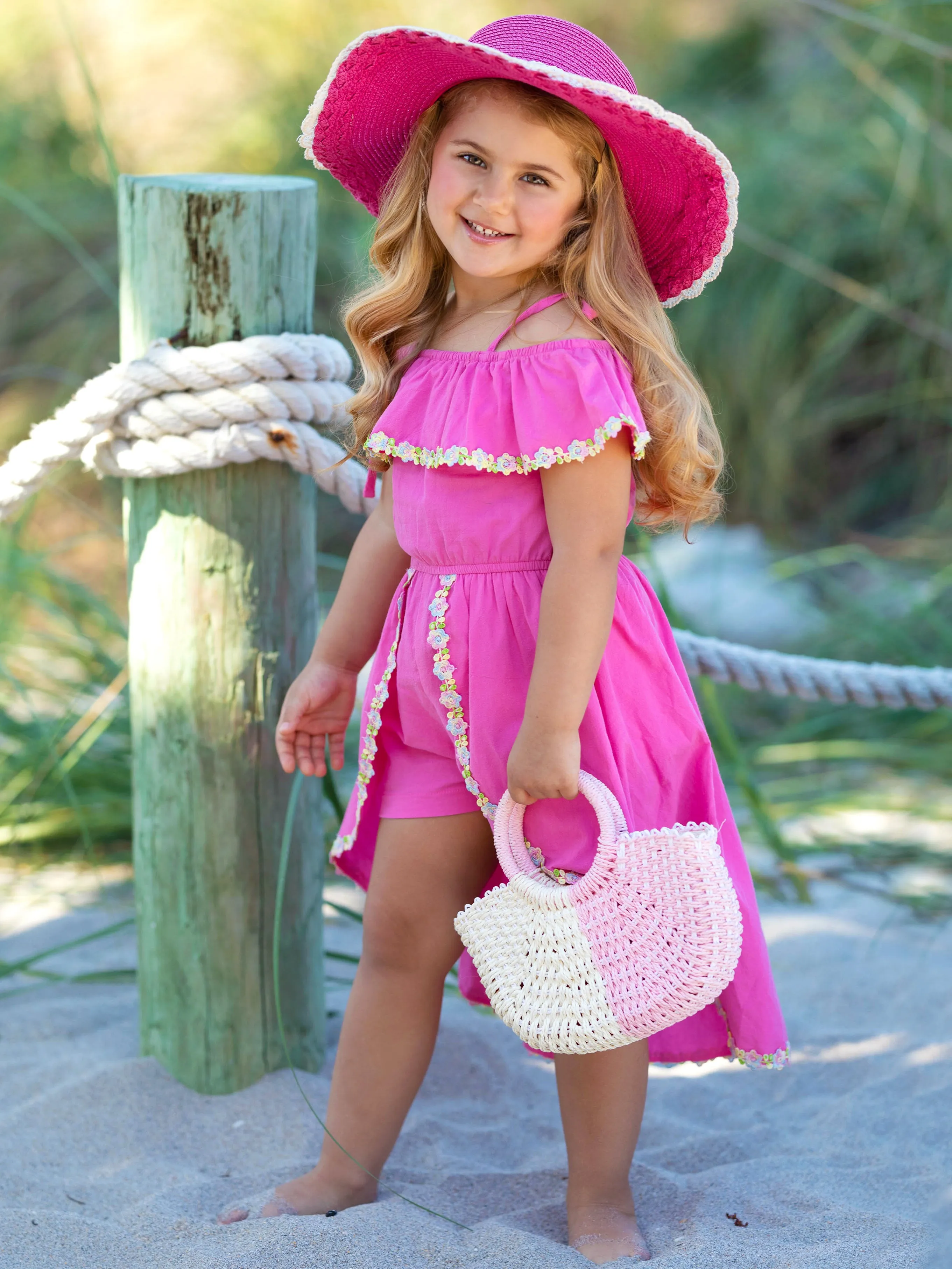 Beautiful and Dainty Skirted Romper