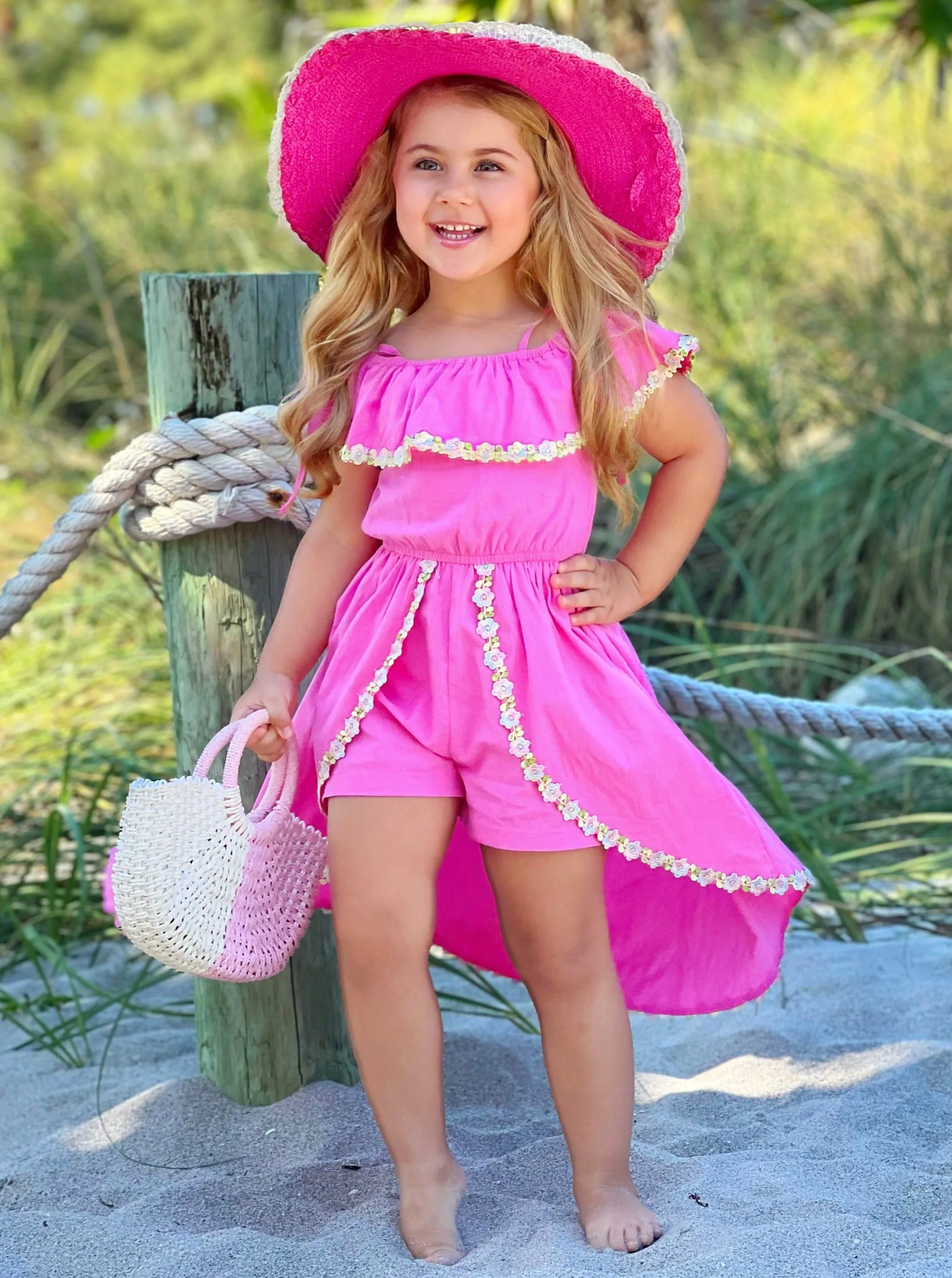 Beautiful and Dainty Skirted Romper