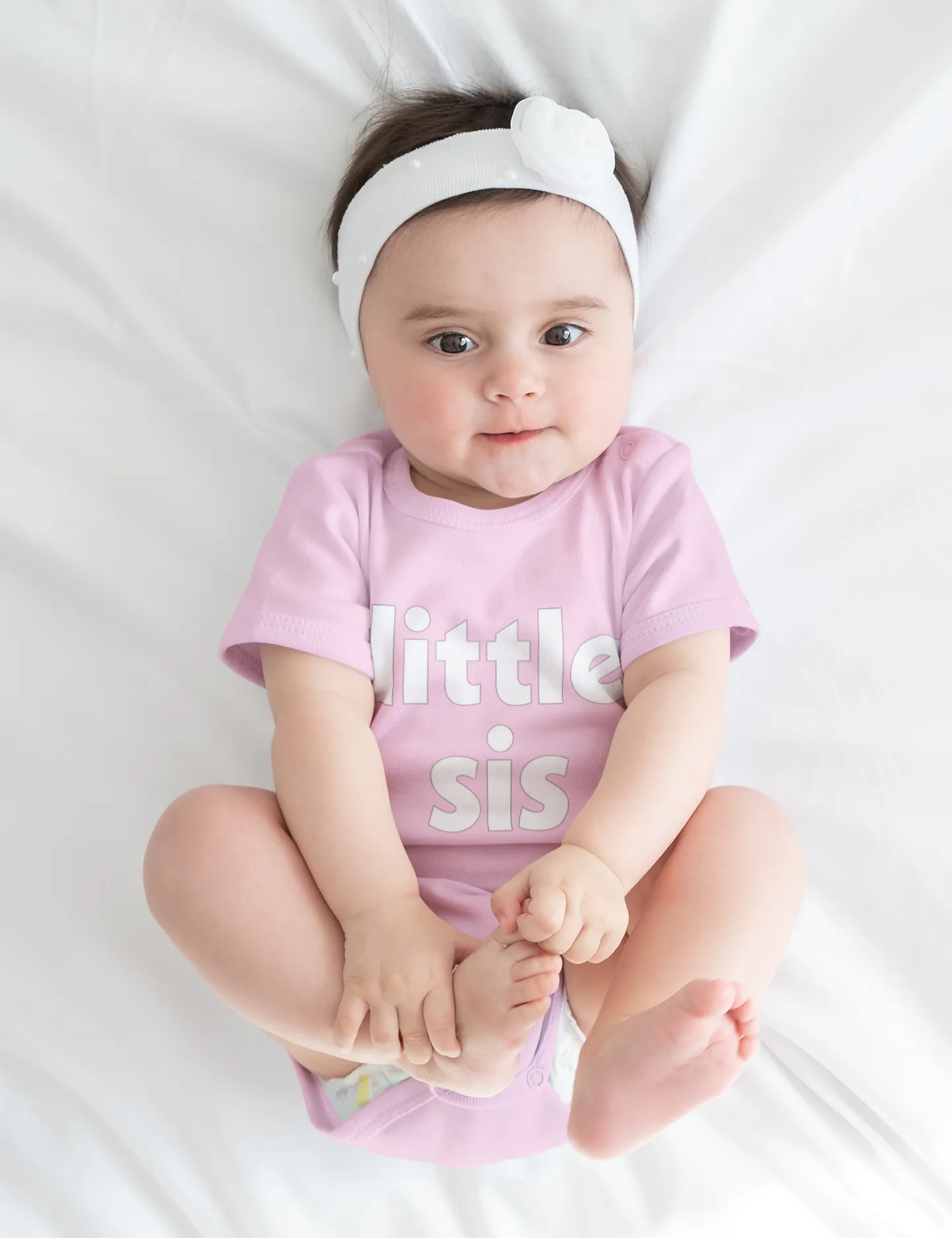 Big Sis & Little Sis T-Shirt & Baby Onesie Set