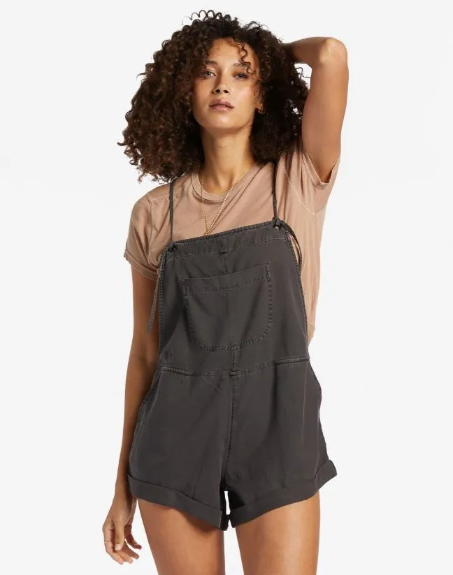 Billabong Wild Pursuit Romper-Off Black