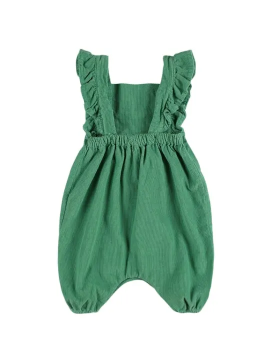 Bobo Choses   Embroidered organic cotton romper 