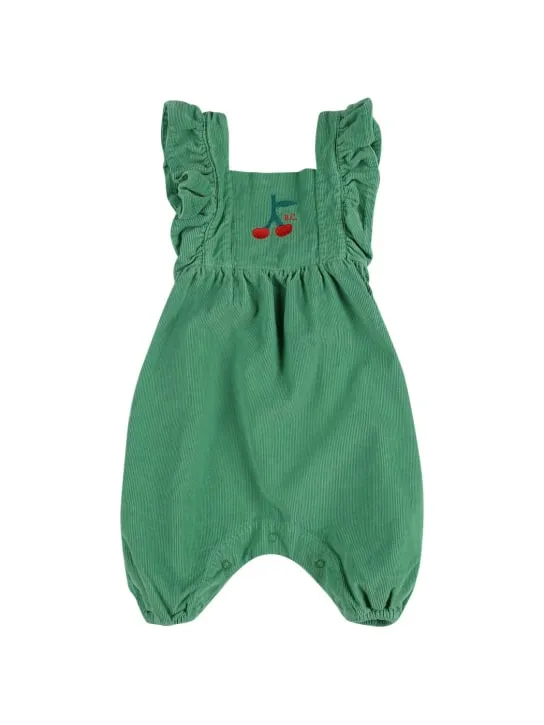 Bobo Choses   Embroidered organic cotton romper 