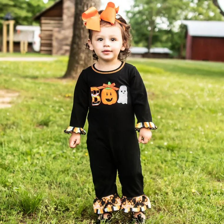 Boo Halloween Toddler Romper