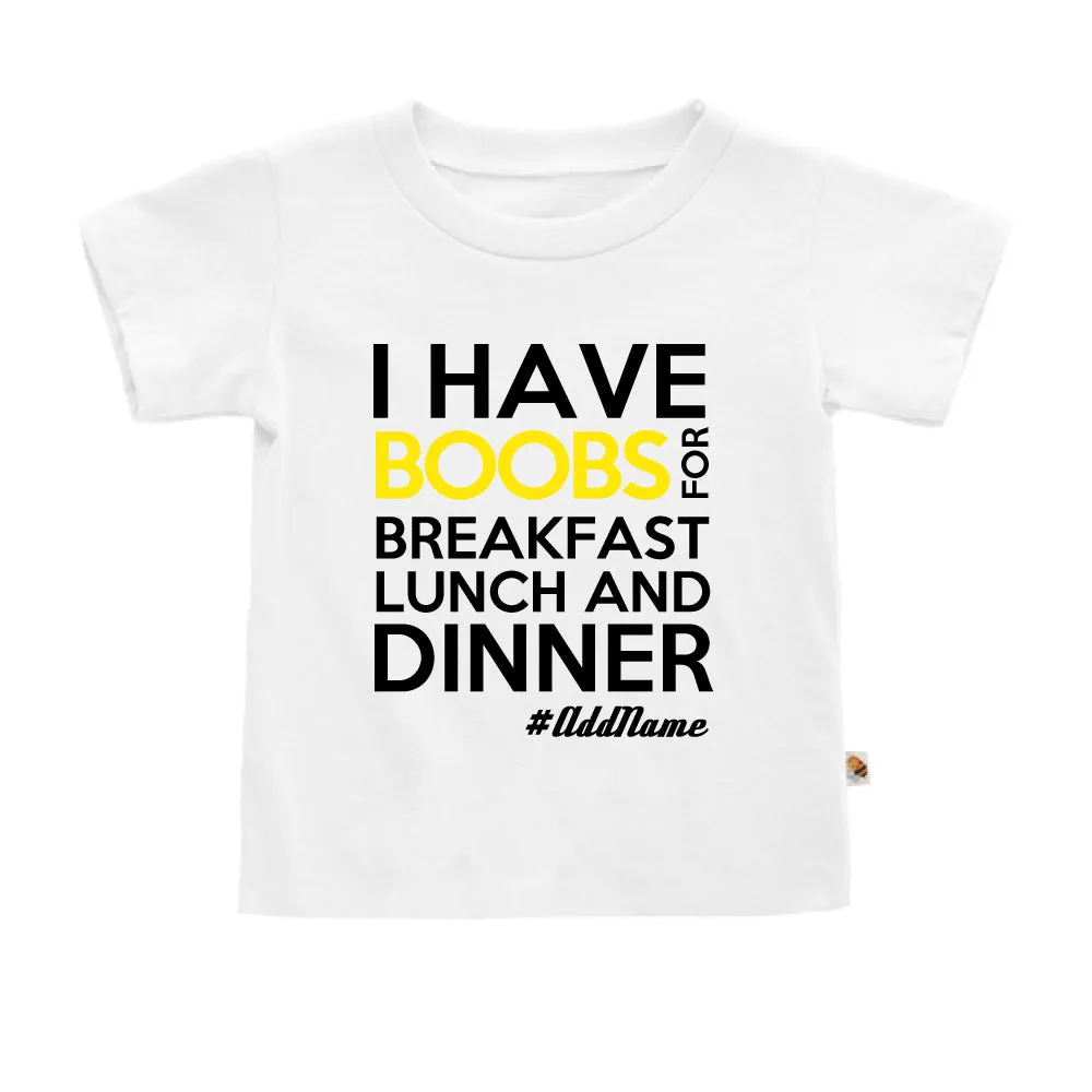 Boobs Breakfast Lunch Dinner (Kids)