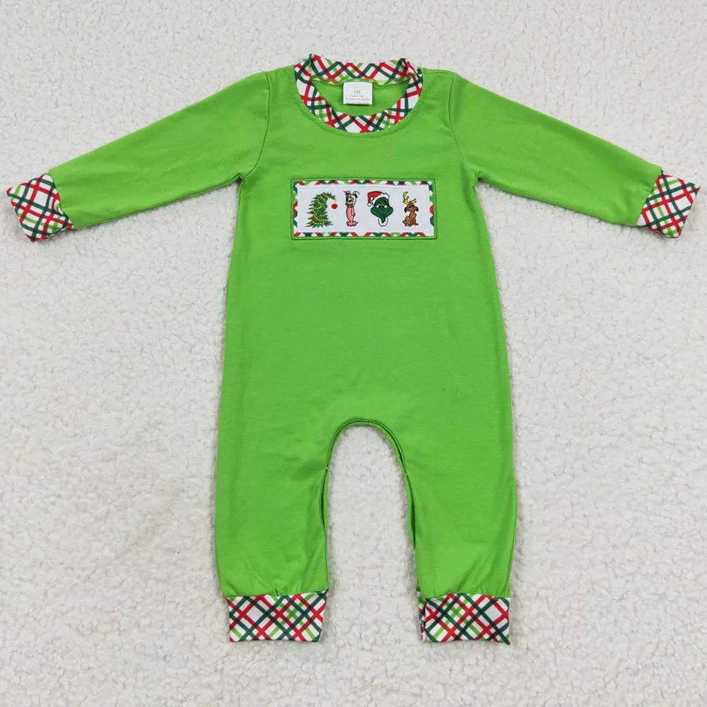 Boutique Infant Baby Romper Christmas Jumpsuit LR0325