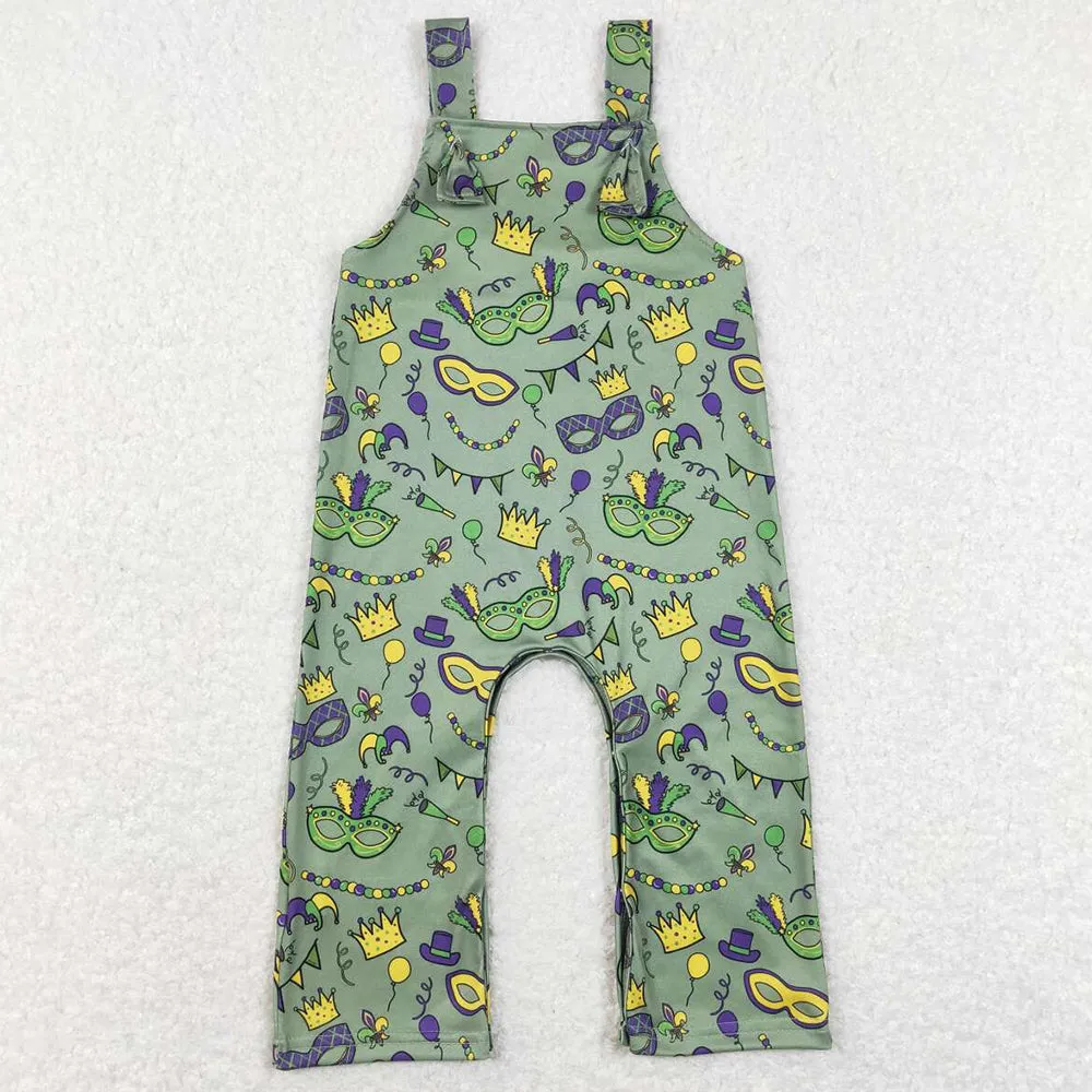 Boutique Infant Baby Rompers Mardi Gras Jumpsuit SR0601