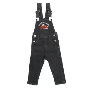 Boys Denim Romper - Black