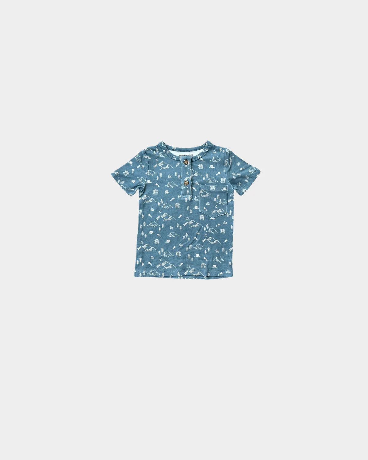 Boy's Short Sleeve Henley Shirt