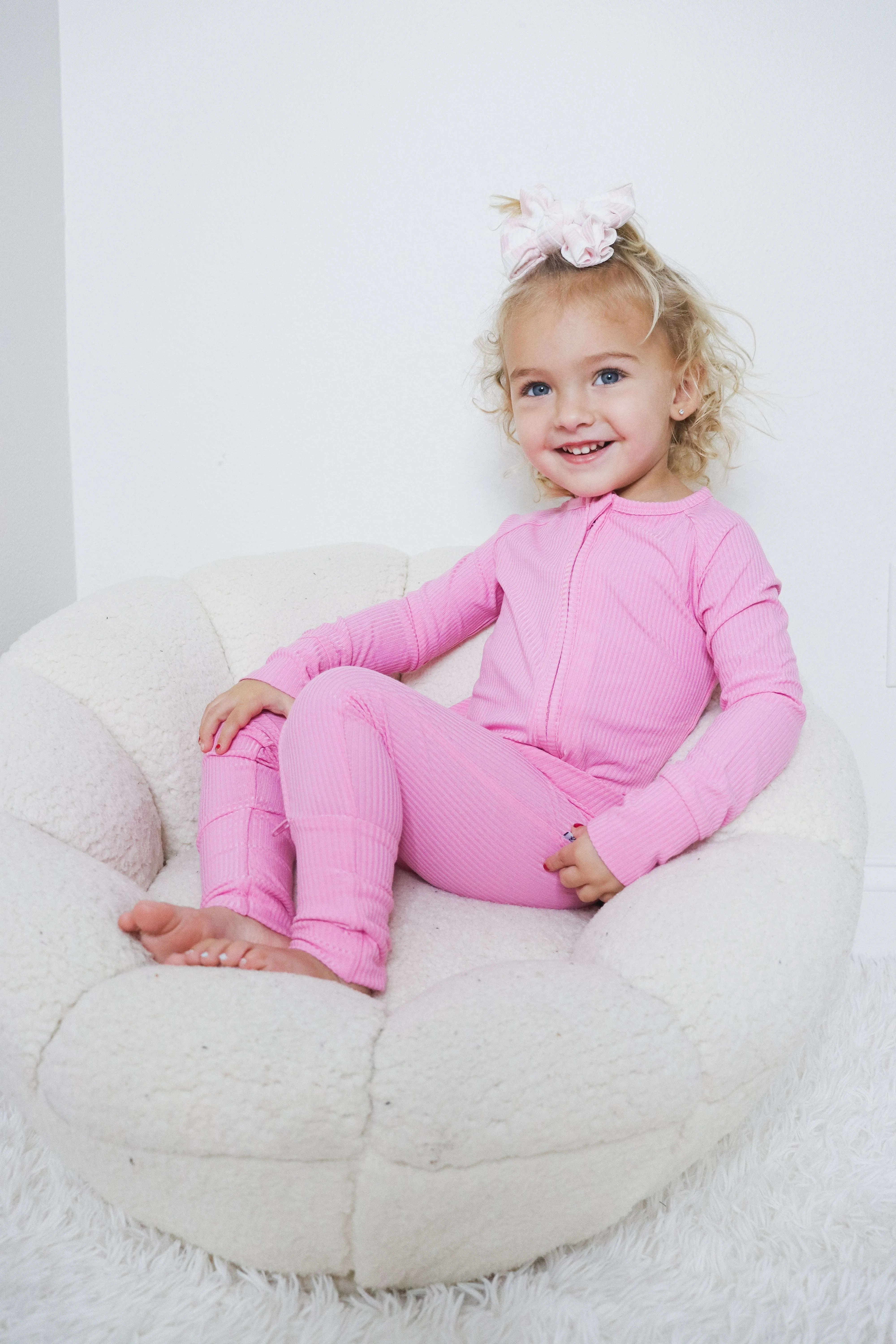 Bubblegum Rib Dream Baby Romper