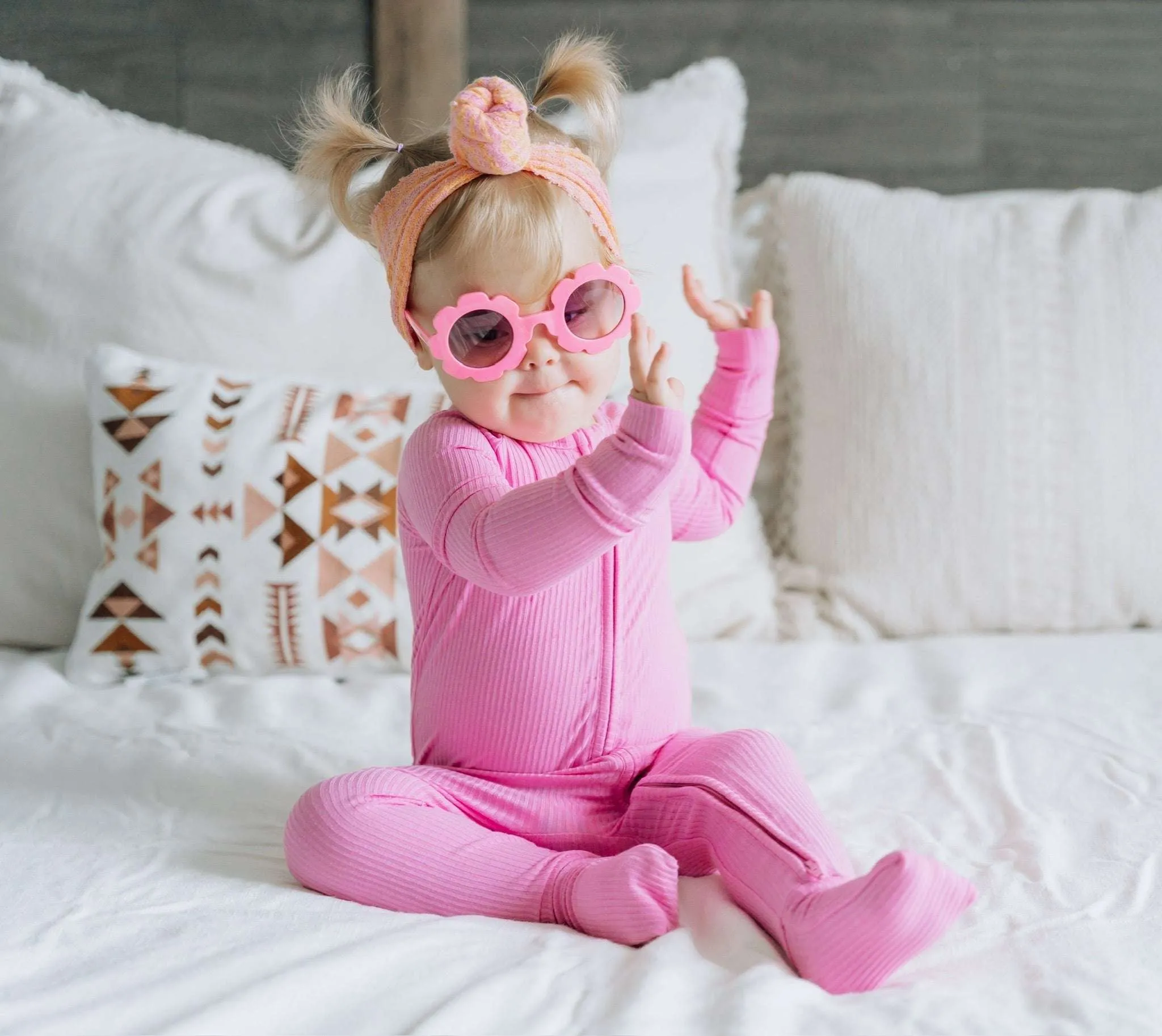 Bubblegum Rib Dream Baby Romper