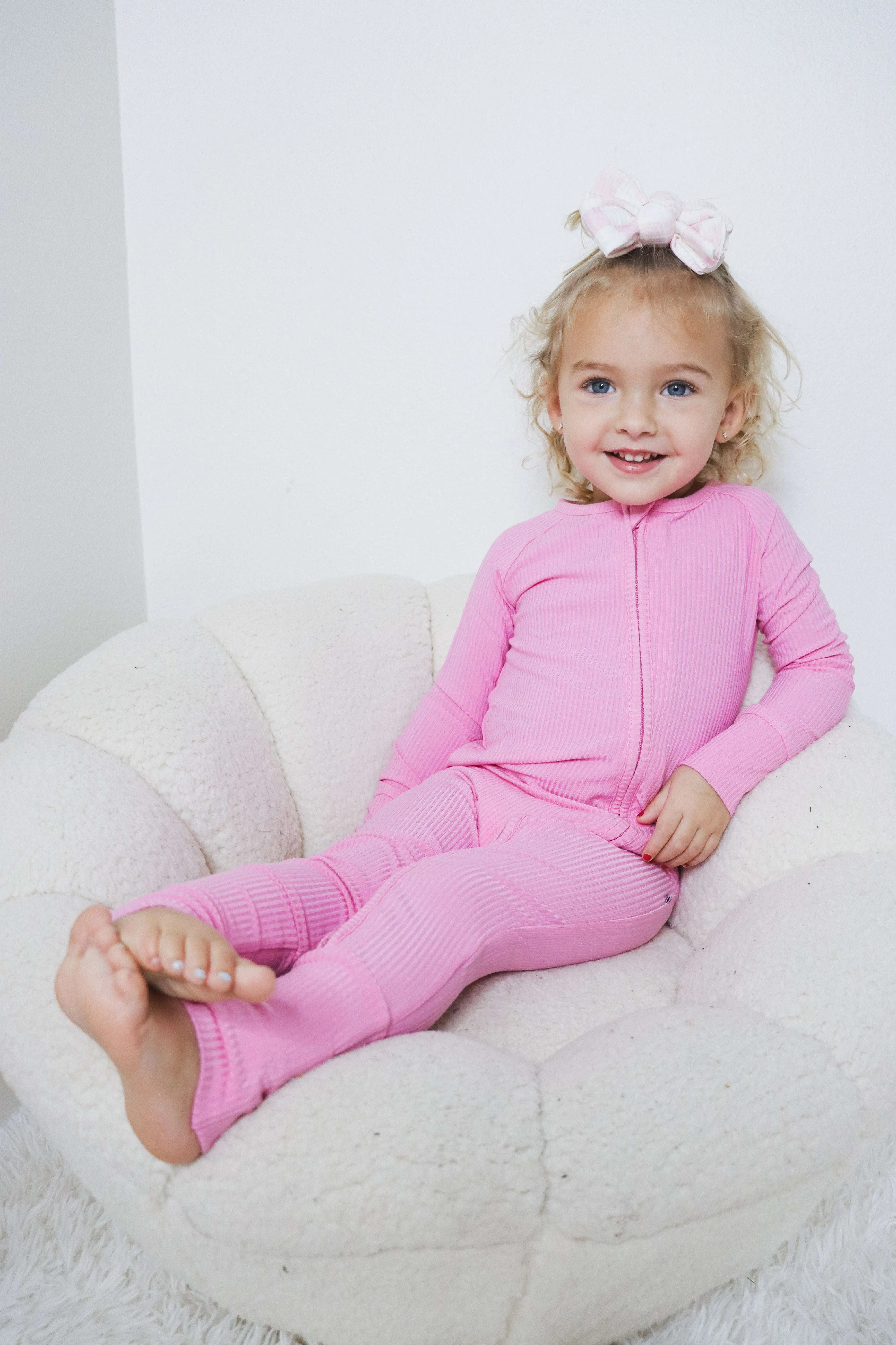 Bubblegum Rib Dream Baby Romper