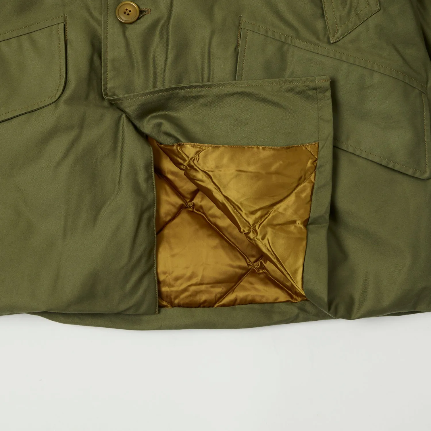 Buzz Rickson's Type B-9 Flight Down Parka - Olive Drab