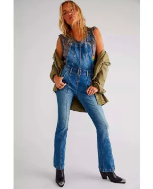 Camilla Slim Boot Overall Rolling River