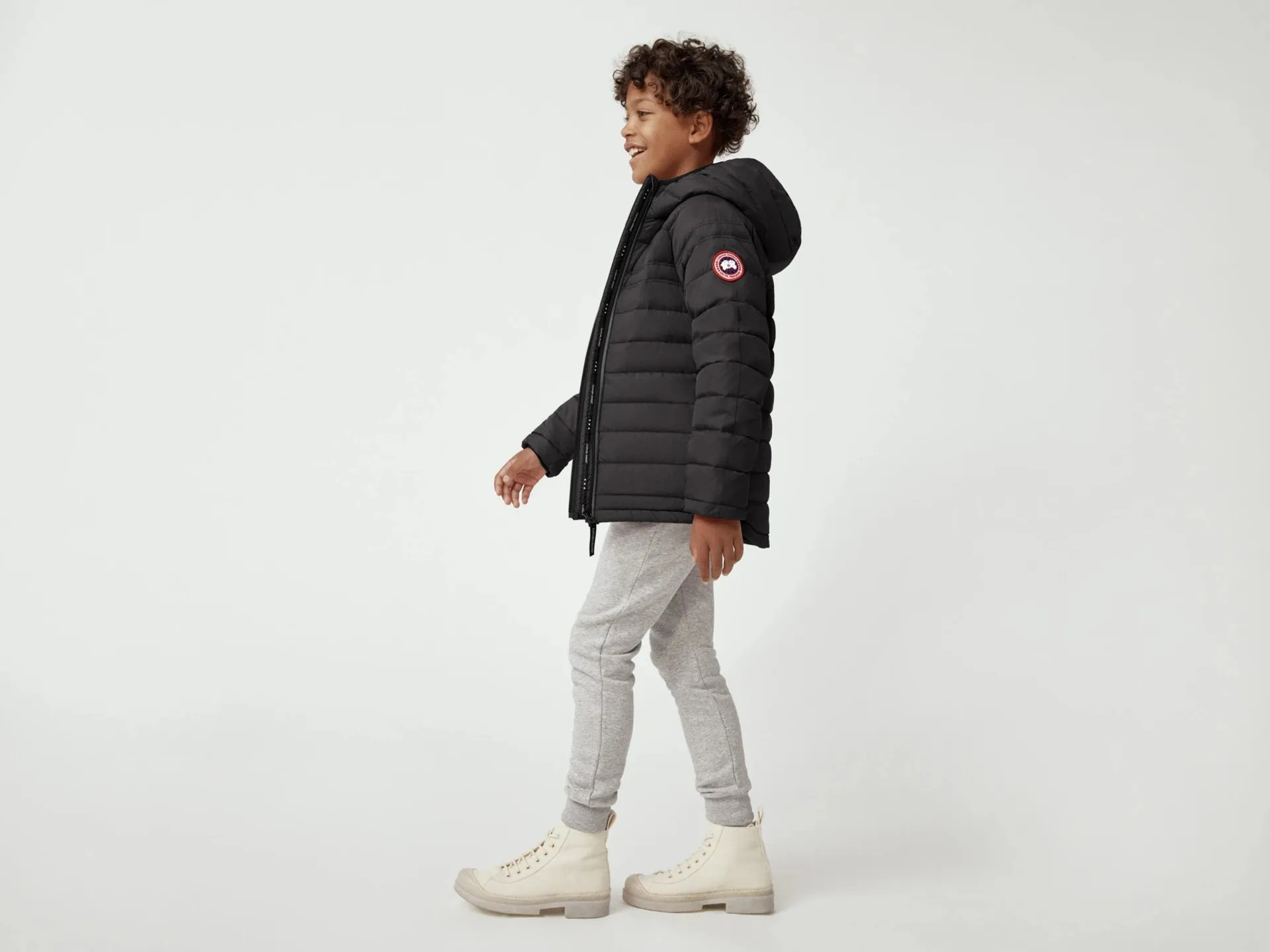 Canada Goose Kids Sherwooh Down Hooded Jacket