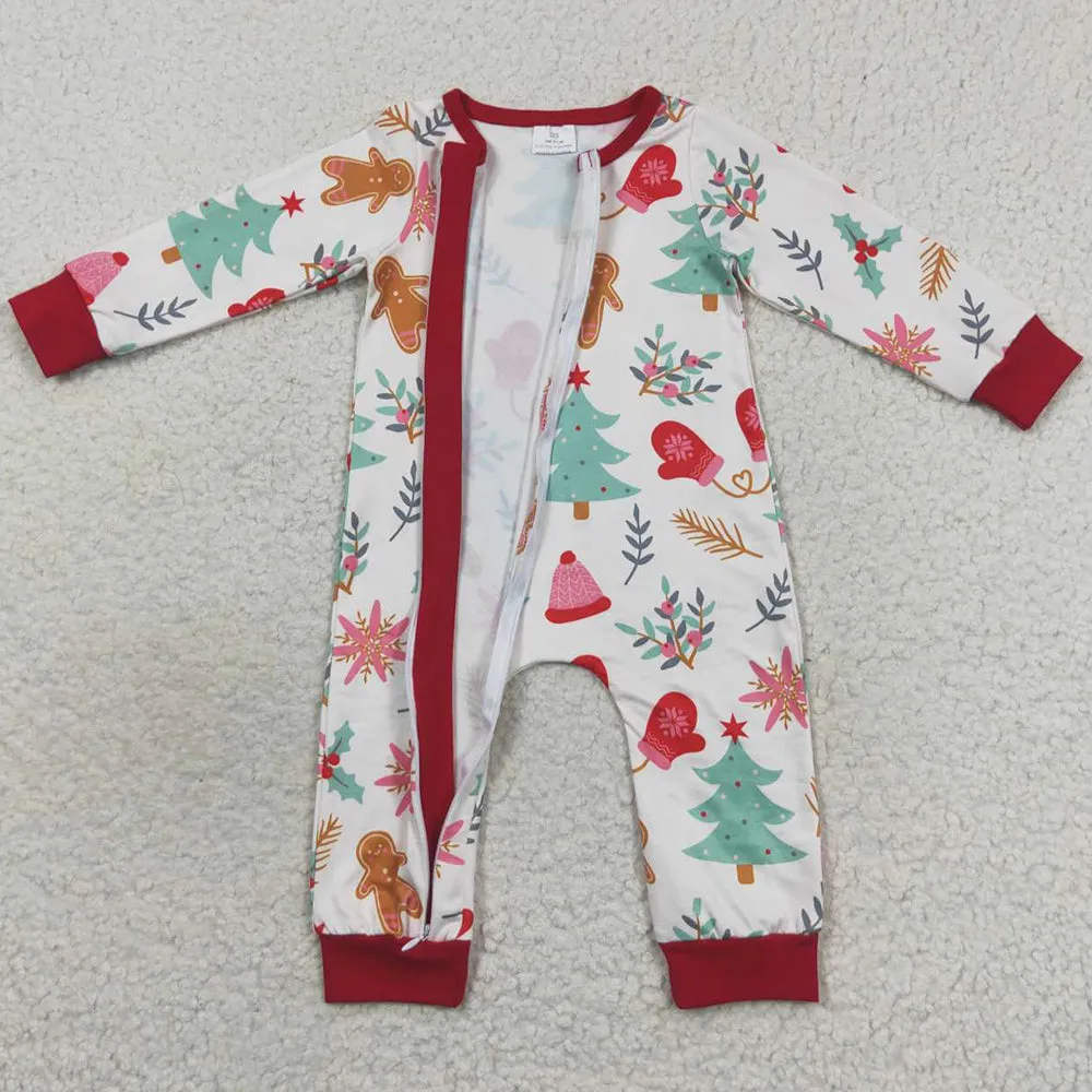 Christmas Infant Baby Girls Romper Long Sleeve Jumpsuits LR0522