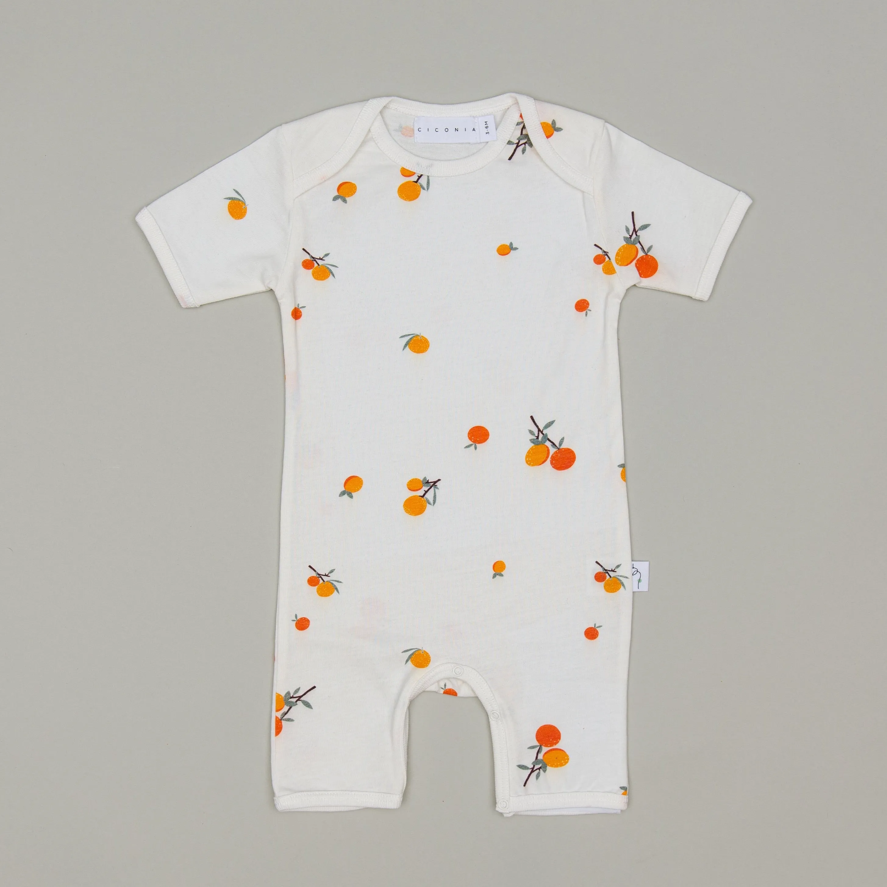 Clementine / Blue Shrimp Romper Twin Gift Set