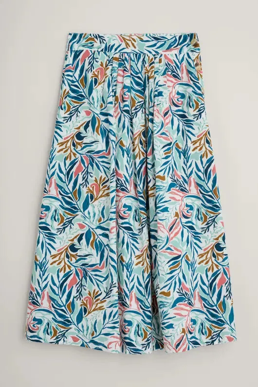 Cliff Road Midi Skirt (GOTS)