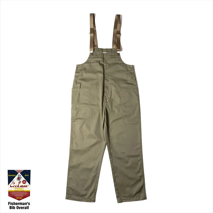 Cookman Fisherman's Bib Overall - Olive