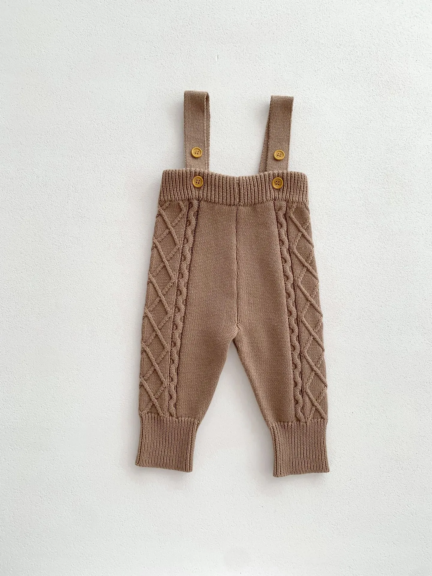 Cotton Knit Baby Overall