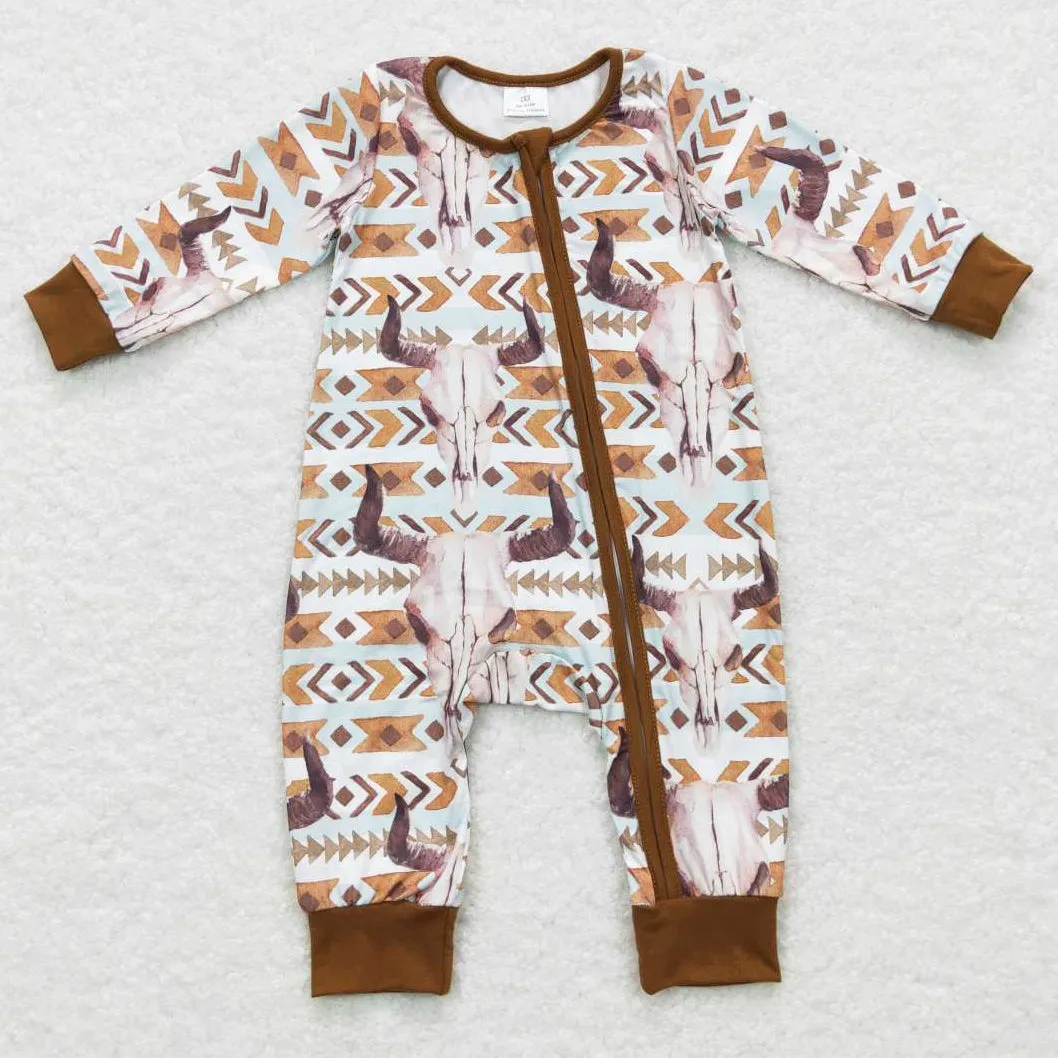 Cow Print Infant Baby Kids Rompers LR0674