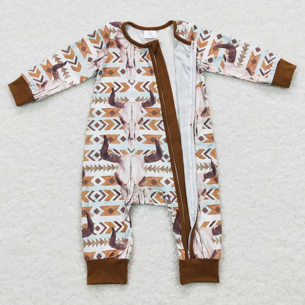 Cow Print Infant Baby Kids Rompers LR0674