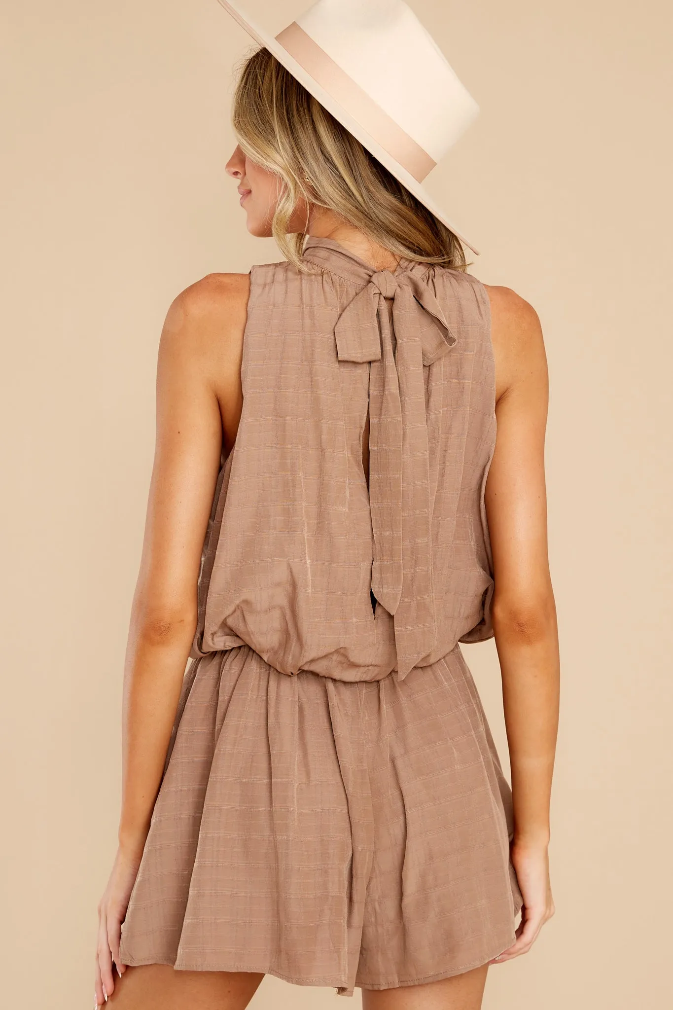 Creating Trends Taupe Romper