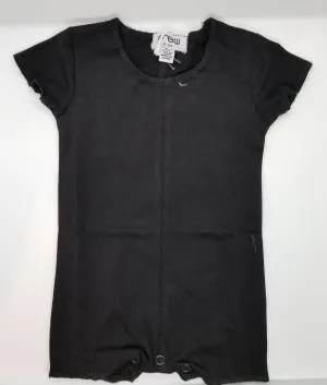 Crew Kids Black Basic Romper