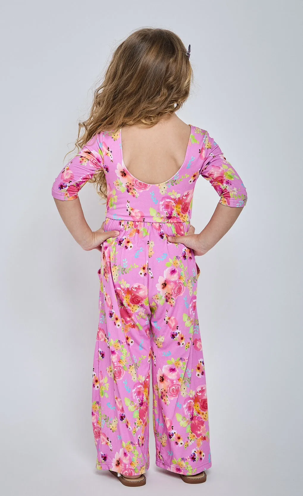 Dainty Floral Bamboo Leggy Romper