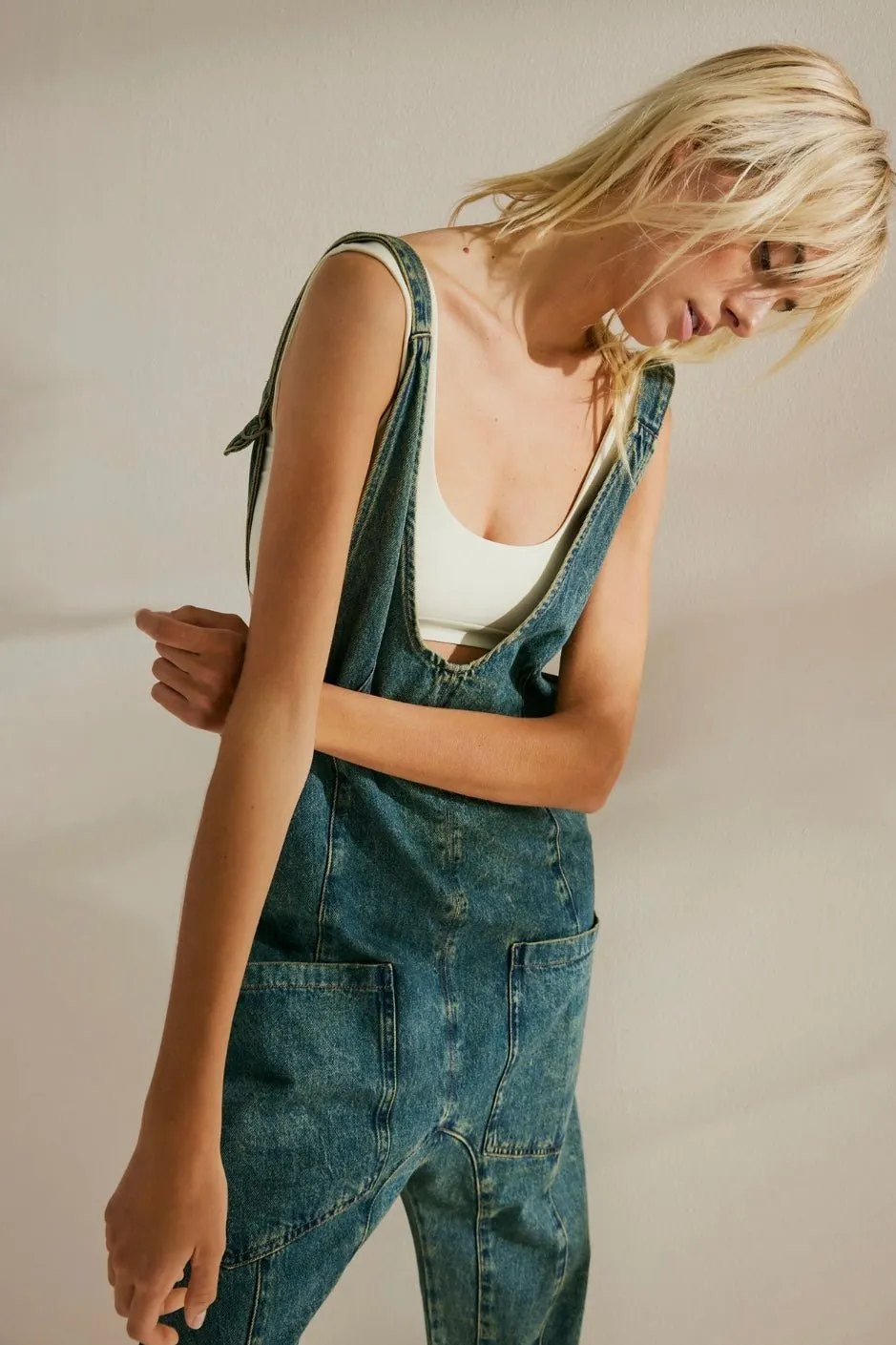 DENIM JUMPSUIT ROMPER CILIA