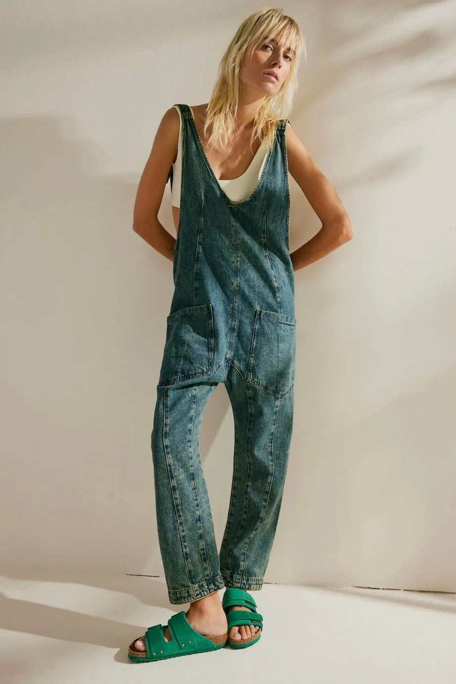 DENIM JUMPSUIT ROMPER CILIA