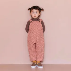 dot jacquard overall