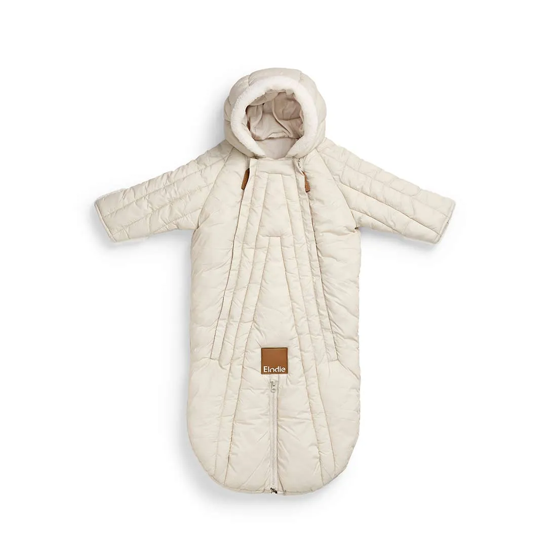 Elodie Details Baby Overall Pramsuit - Creamy White