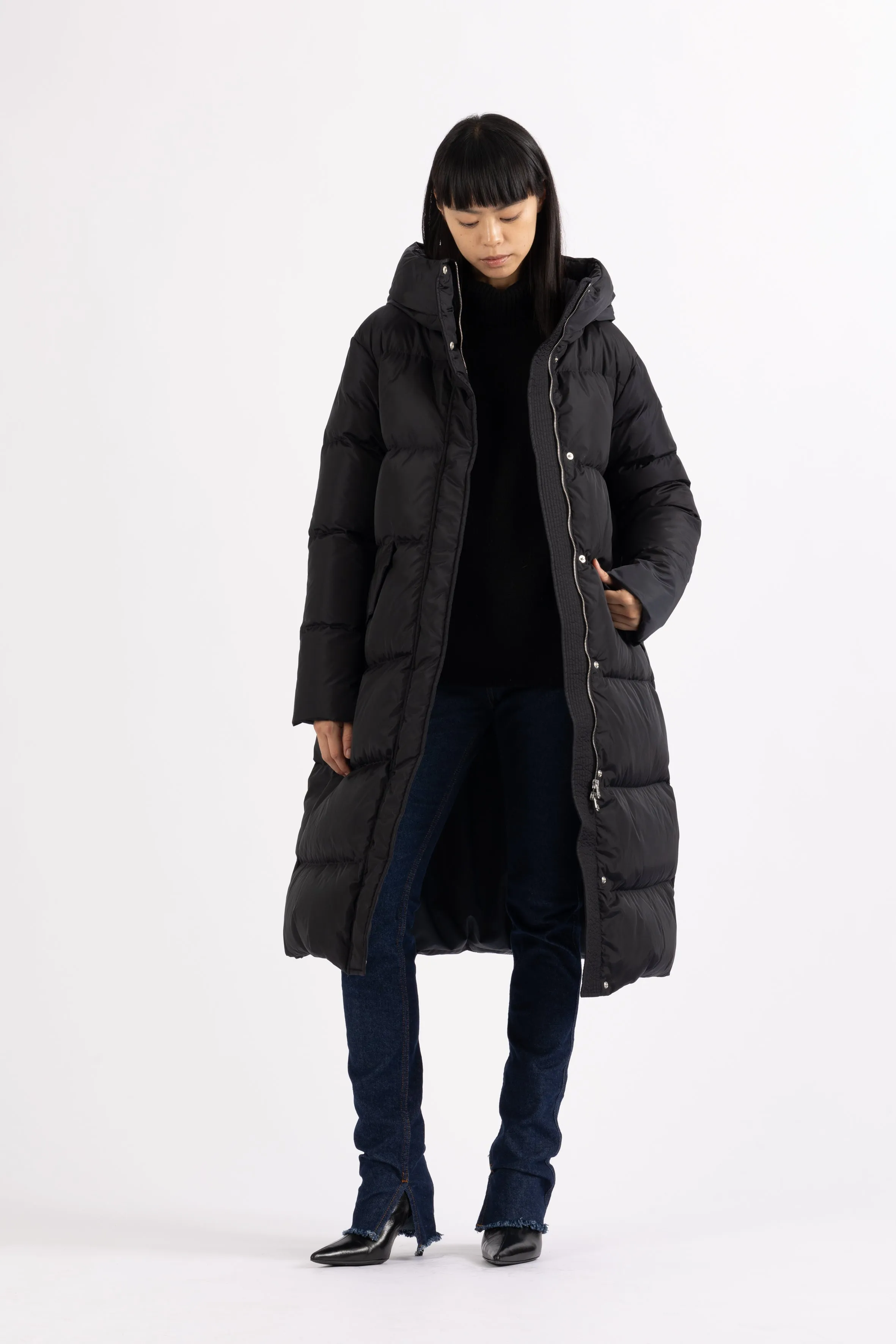 ELONGATED DOWN COAT EZA