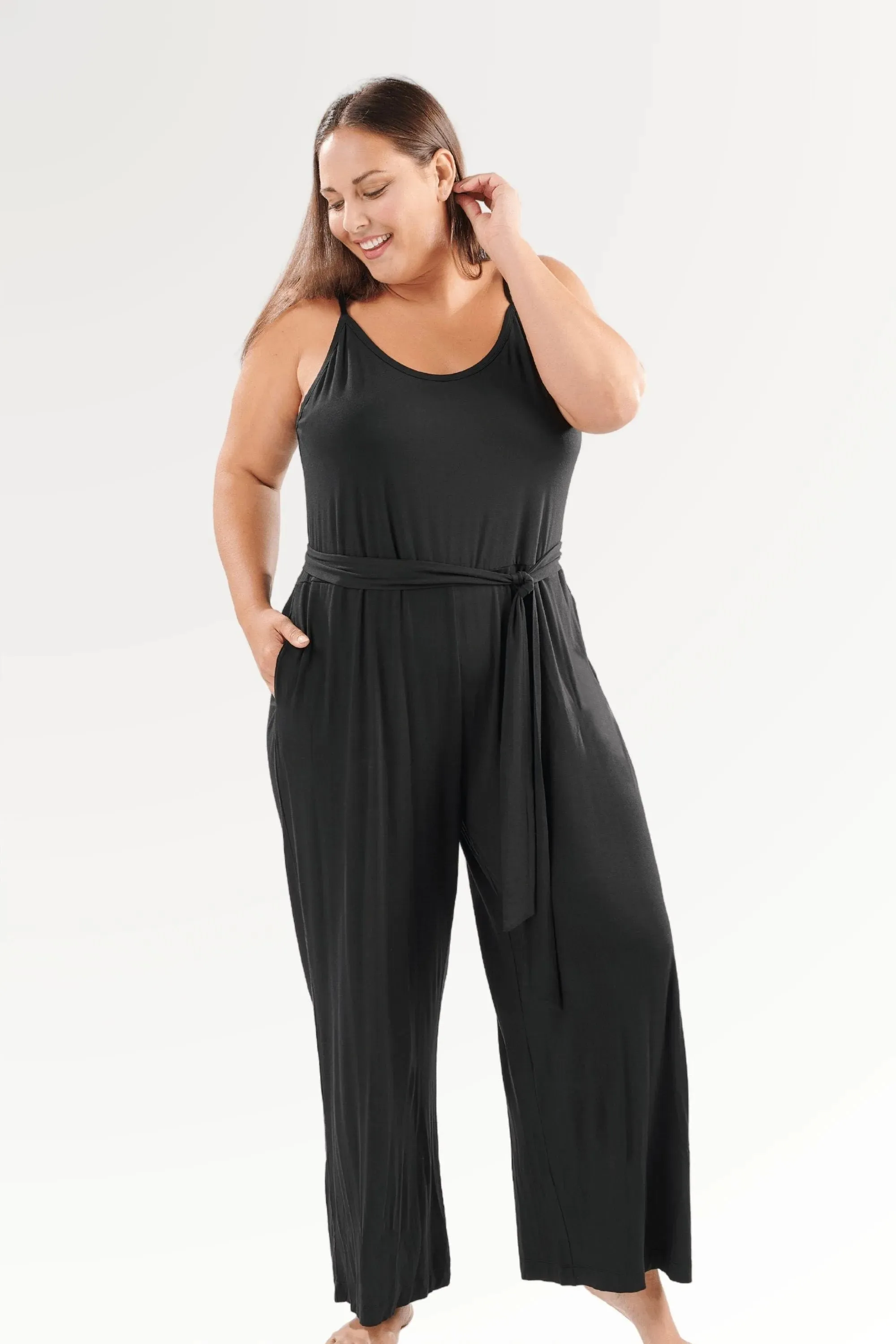 Faceplant Bamboo Wide Leg Romper