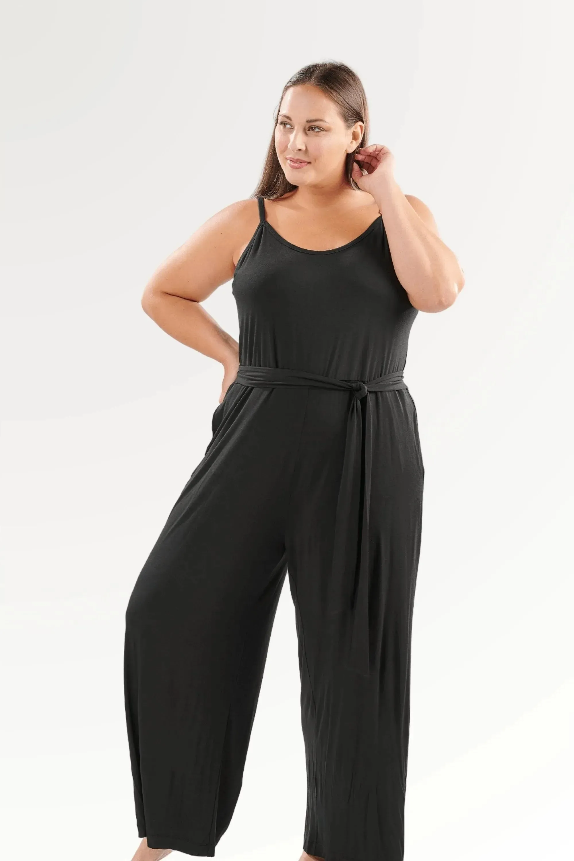 Faceplant Bamboo Wide Leg Romper