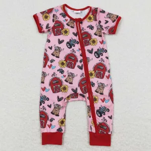 Farm Cute Baby Infant Girls Romper Summer Girls Jumpsuit SR1368