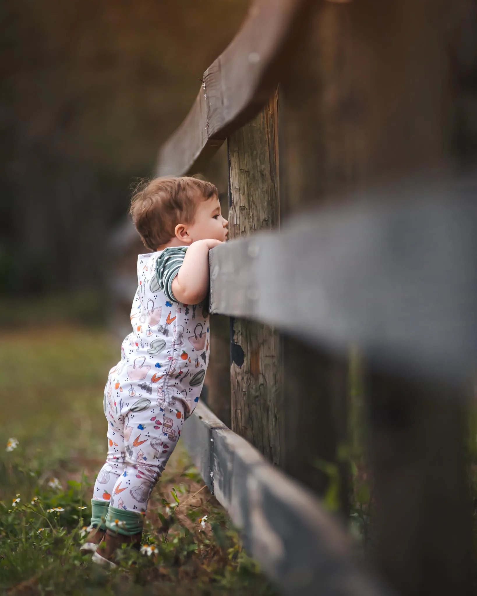 Farm Fresh Romper & Tee Set