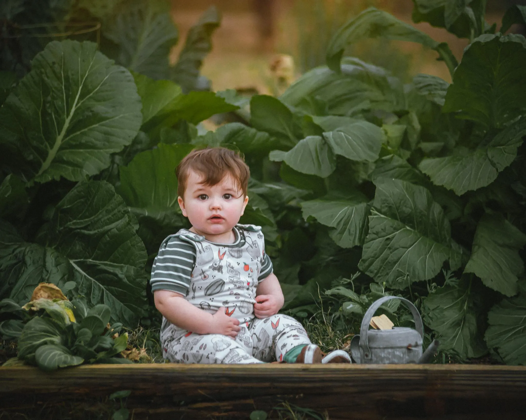 Farm Fresh Romper & Tee Set