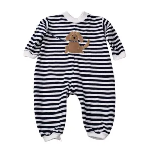 Funtasia Too Dog Striped Romper