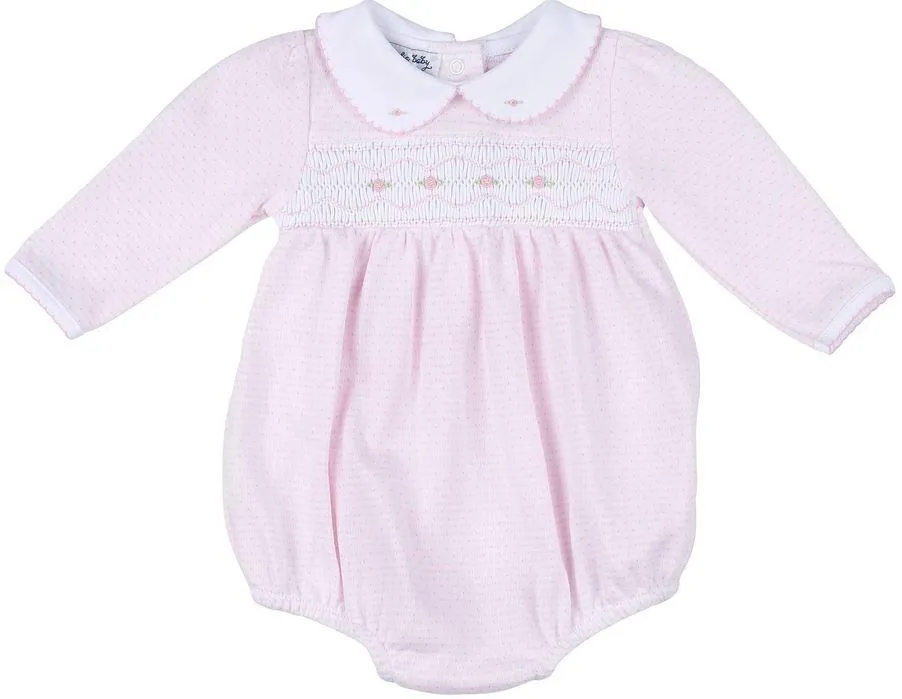 Girls Hazel and Hugo Pink Romper