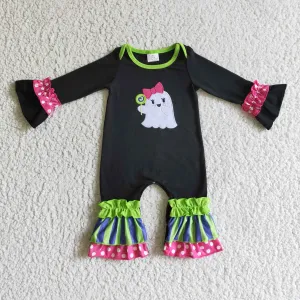 Halloween ghost Long Sleeve romper LR0133