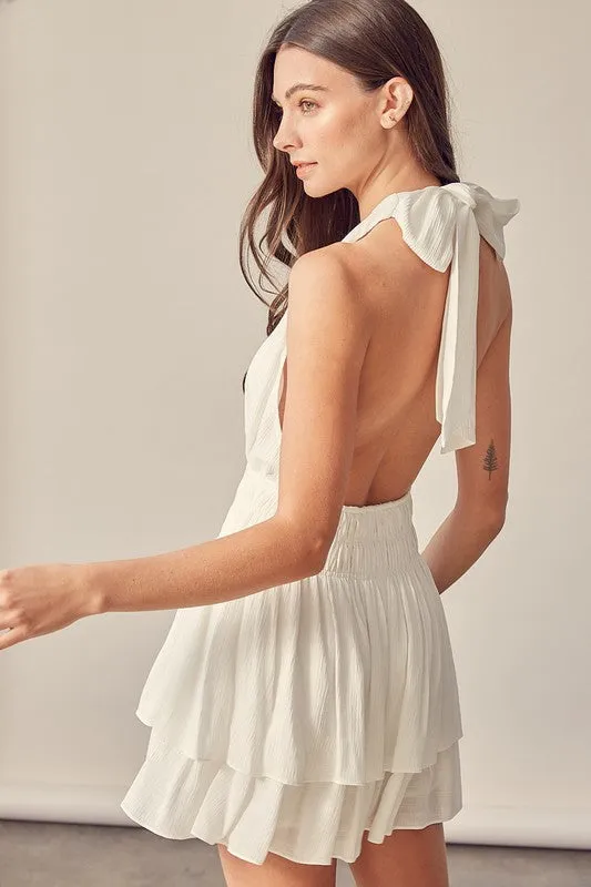 Halter Neck Romper Dress * Online Only*